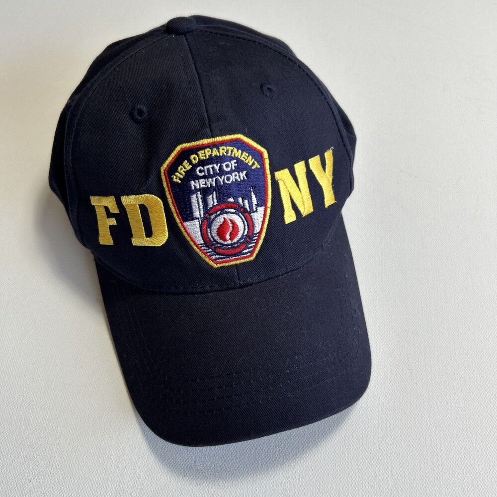 FDNY New York City Fire Department Official Licensed Hat (Smaller Logo) cotton